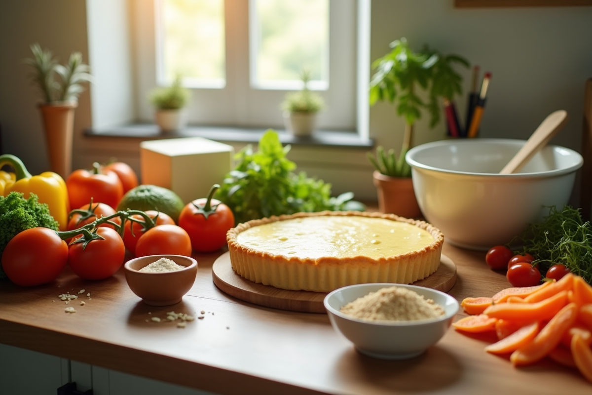 quiche végétarienne